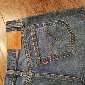 Levi's high waisted shorts